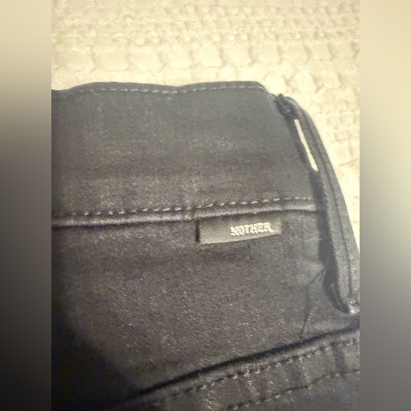 MOTHER Black The Insider Crop Jeans - Picture 4 of 13